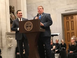 Tim Rudd speaking at the Tennessee General Assembly
